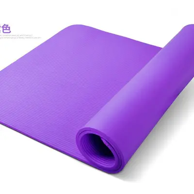 Kalın kaymaz yoga matı seti, yeni başlayanlar için, çevre dostu fitness matı - 6