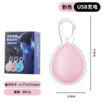 Light-Up Dog Collar for Night Walks, Prevents Getting Lost - 6