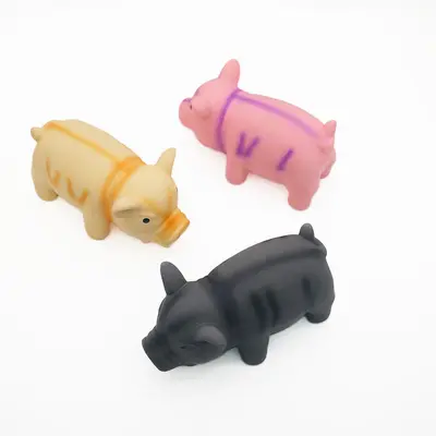 厂家现货乳胶玩具 趣味发声猪猪玩具 狗狗发泄解闷宠物玩具跨境