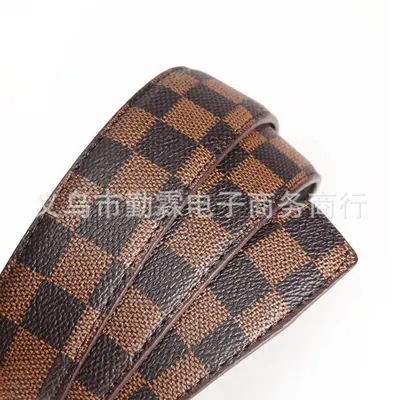 Men's belt for young men and middle-aged men business belt daily fashion crocodile pattern bamboo pattern headless personalized trousers belt - 10