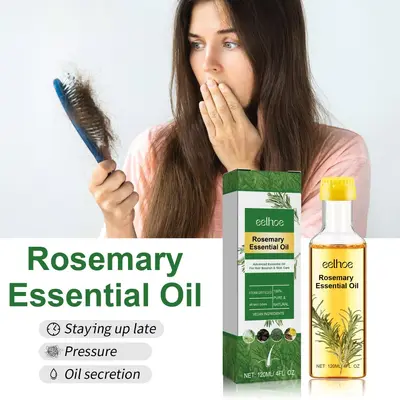 EELHOE Rosemary Hair Care Oil, Moisturizes Scalp and Smooths Hair