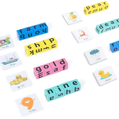 Children's English Word Cards, Spelling Battle Educational Board Game - 5