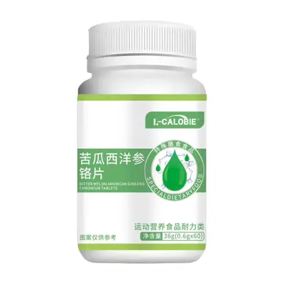 Bitter Melon, American Ginseng and Chromium Tablets, Green Drop Type - 5