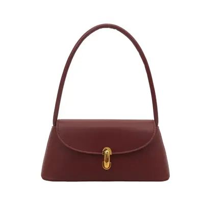 Retro Damen-Achseltasche mit Struktur, kleines quadratisches Modell - 9