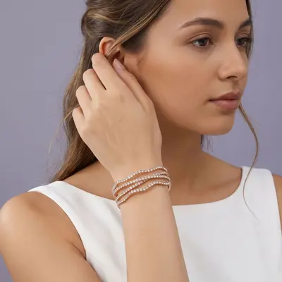 Luxury Shimmering Bracelet - Party, Wedding and Daily Wear Jewelry