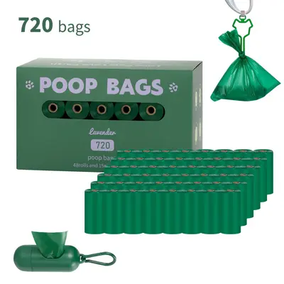 Biodegradable Pet Waste Bags with Dispenser, Boxed - 10