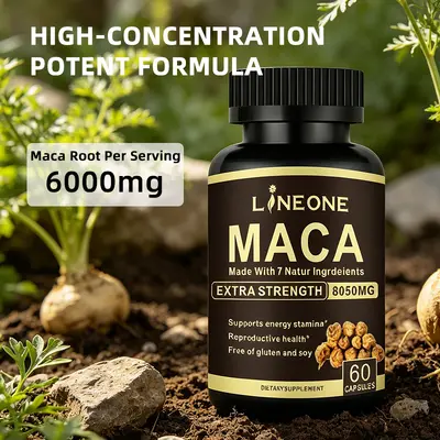 Maca Capsules Sports Nutrition Supplement, 60 Capsules