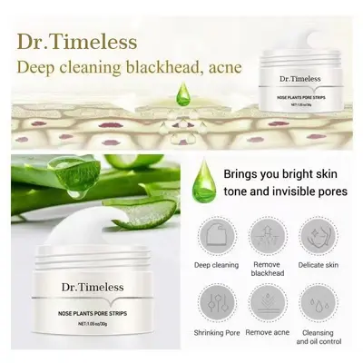 Blackhead Peel-Off Nose Mask with 60 Removal Strips - 4