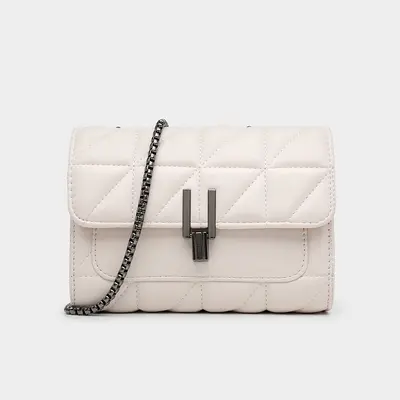 2025 Women's Small Square Chain Bag with Diamond Quilting - 7