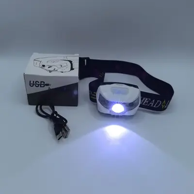 LED kafa lambası, şarj edilebilir, sensörlü, uzun kullanım süresi - 8