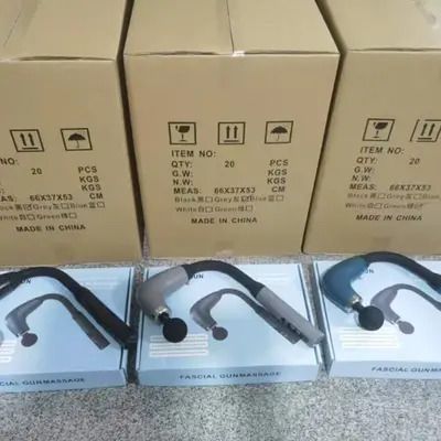 跨境热销筋膜枪肌肉按摩颈椎全身背部肩颈小型弧形放松按摩捶批发