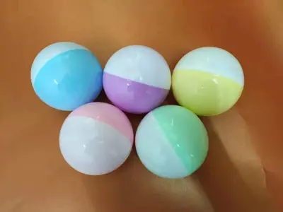Renkli şeffaf plastik kapsül oyuncak küresi, 25-200 mm, çocuklar için - 11