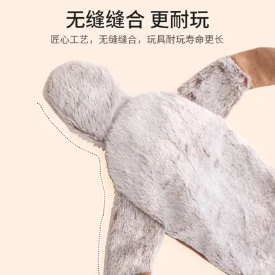 亚马逊爆款批发耐啃咬磨牙解闷互动玩乐狗狗玩具毛绒动物皮壳玩具