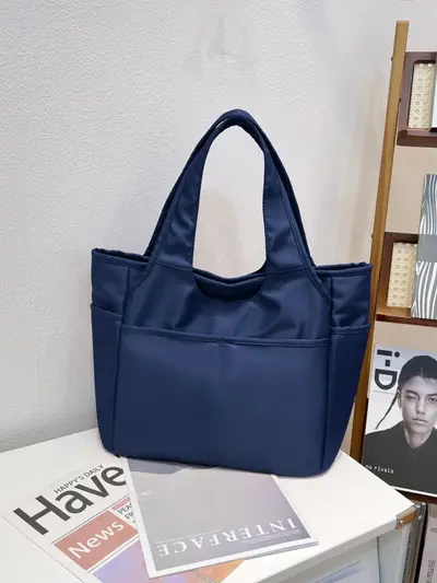 Nylon Tote Bag for Women, Large Capacity, Commuter Style - 3