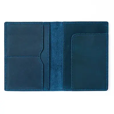 Original First Layer Cowhide Retro Handmade Passport Holder Document Holder Boarding Card Document Storage Passport Book Protective Cover - 11