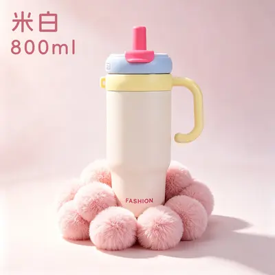 Giant Thermos Cup with Handle, Large Capacity - 7