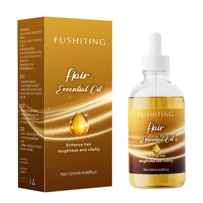 跨境TK亚马逊FUSHITING Hair Essential Oil护发精油改善毛躁精油