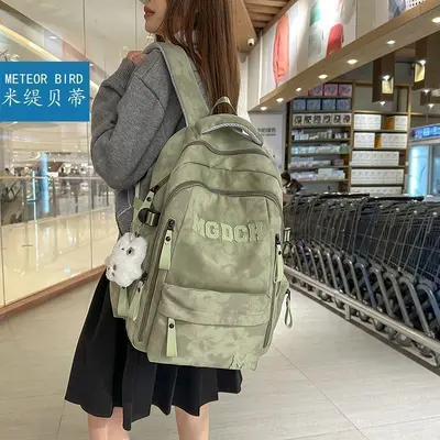 Large-Capacity School Backpack with Laptop Compartment for High School and College - 12
