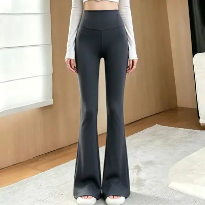 Damen Bootcut Yoga Hose Große Größen - 8