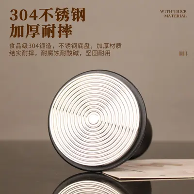 Terazili Espresso Tamper 51/53/58mm, Elastik Toz Presi ve Dengeli Kol