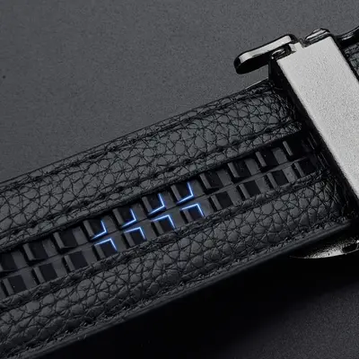Fabrika Toptan Paulo Deri Erkek Premium Harf Beli Otomatik Toka İş Casual Moda Pantolon Kemeri