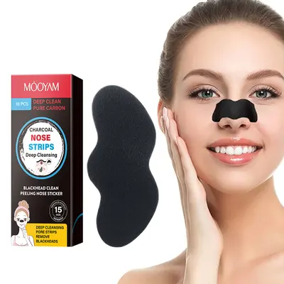 Bamboo Charcoal Blackhead Removing Nose Strips - 6