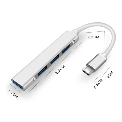 One to Four USB 3.0 Docking Station Multi-Interface Splitter Adapter USB Type-C Laptop Docking Station - 9