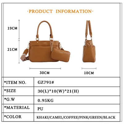 Women's Crossbody Bag, Large Capacity, Korean Style, Solid Color