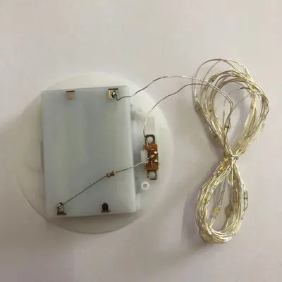 LED küçük kutu ışık dizisi, yuvarlak taban, 2032 dijital