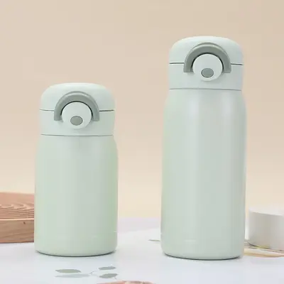 304 Stainless Steel Insulated Cup with Pop-Up Lid, Portable Mini Gift Cup - 8
