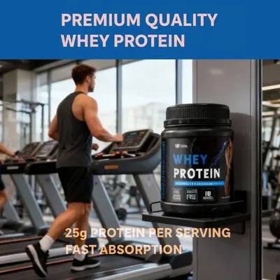 Whey protein powder for muscle growth