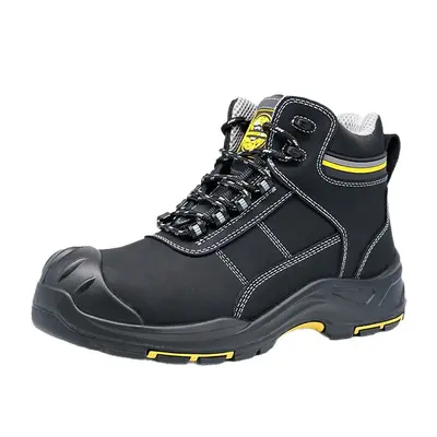 Safety Shoes with Fiberglass Toe Cap, Puncture-Resistant, Insulated, PU Sole