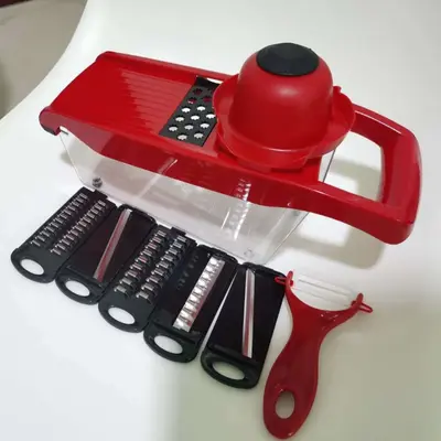 Sınır ötesi mutfak çok fonksiyonlu sebze doğrayıcı, sebze kesme aleti, rende, patates dilimleyici, doğrayıcı, salatalık rendesi