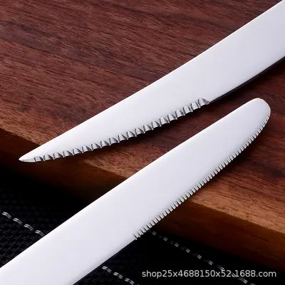 Steak Knife, Fork and Plate Set, Three-Piece, for Home and Children - 4