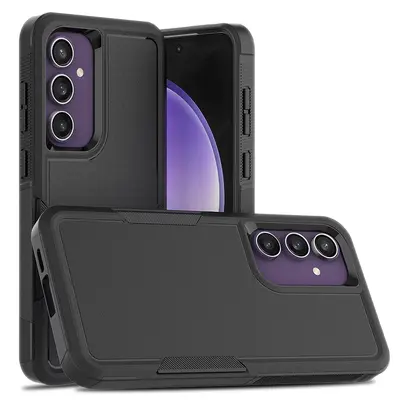 Sınır ötesi uygulanabilir Samsung A56 A36 Qihang iki'si bir arada telefon kılıfı S25Ultra renk uyumlu düşmeye karşı korumalı A26 koruyucu kılıf - 7