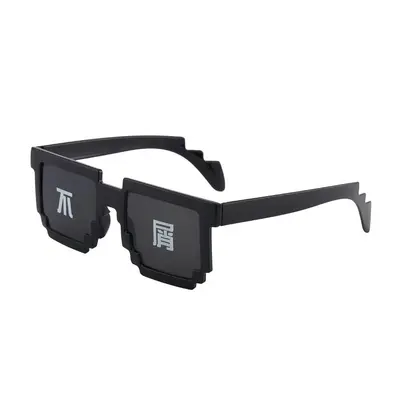 Pixelated Mosaic Glasses, Live Stream and Cosplay Prop, Funny Party Accessory - 9