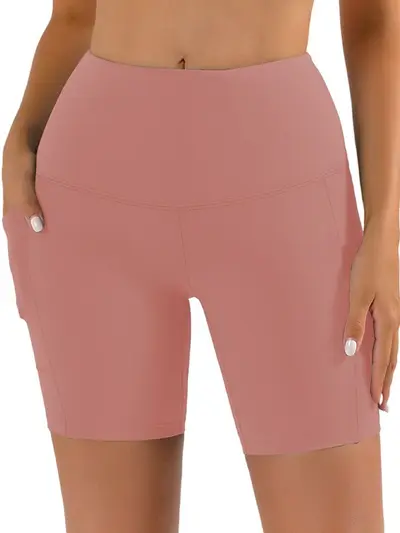 Yoga-Shorts mit Taschen, po-formend, eng anliegend, elastisch - 9