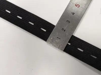 Verstellbares Gummiband mit Knopflöchern für Schwangerschafts- und Kinderhosen, Schwarz un - 11