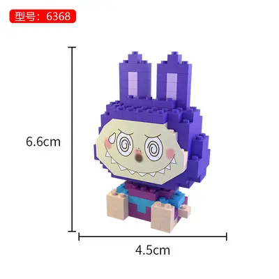 Bubu Micro Particle Building Blocks with 3D Figure - 9