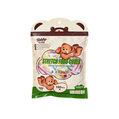 泰迪一次性保鲜膜套食品级家用冰箱剩菜罩弹力松紧口防尘食品盖
