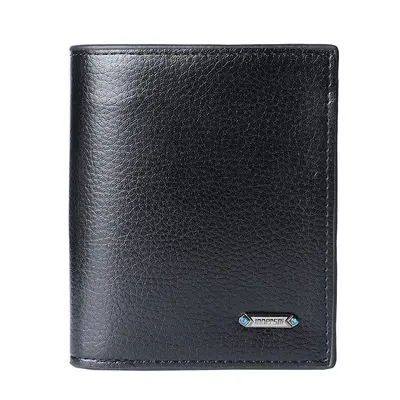 PU Vertical Men's Wallet with Coin Pocket, Simple Casual Short Design - 5