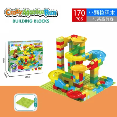 Intelligence Toy for Boys Aged 3-6, Small Parts Building Blocks with Slide - 12