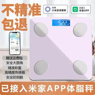 Elektronik Kişisel Tartı İnsan Sağlığı Tartısı Diyet Tartısı Akıllı Vücut Yağı Tartısı Birim Hediye Tartısı Mi Home App Bağlantılı