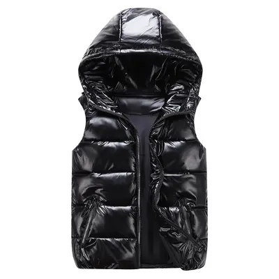 Children's Glossy Cotton Vest, Parent-Child Matching Short Vest - 7