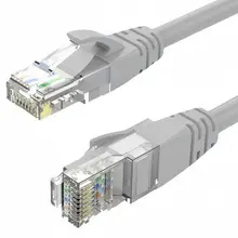Cat6 ağ kablosu 1 metre, Gigabit, hazır yama kablosu