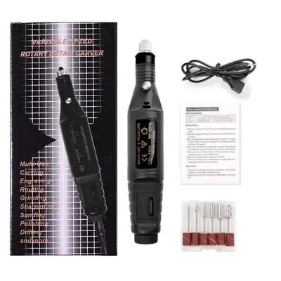 Tragbarer Mini-Elektro-Nagelschleifer Stift-Schleifer Nagelpflege Polier-Schleifwerkzeug für AliExpress - 8