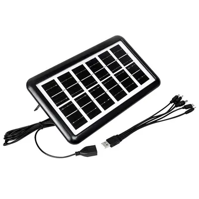 Polycrystalline Solar Panel 6V 3W with Battery Charging Function - 9