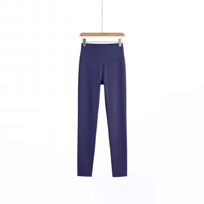 Çıplak his yoga pantolonu, yüksek bel, kalça kaldırıcı, dokuz çeyrek - 9