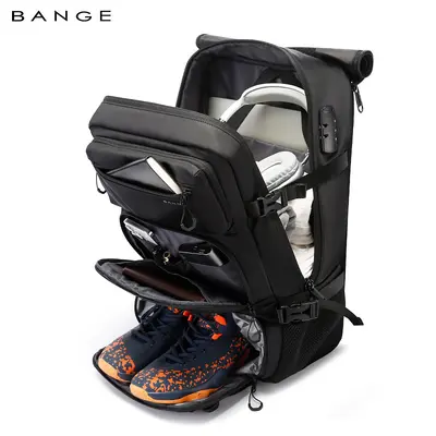BANGE Travel Backpack, Large Capacity, with Laptop Compartment - 6