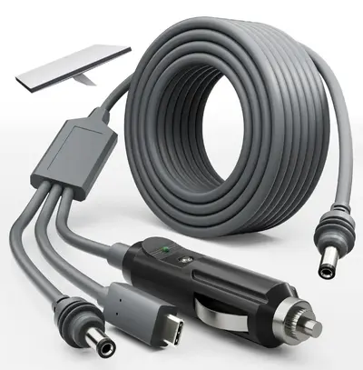 Type-C DC Dreifach-Kfz-Zigarettenanzünder Stromkabel 18AWG/20AWG - 8
